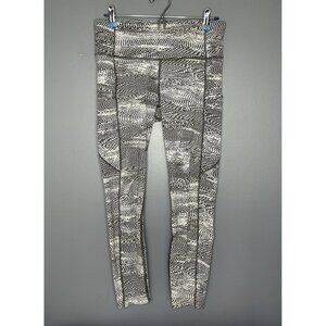 Lululemon Leggings Fast free 7/8 Tight II Womens 10 Swerve Vapor Metal Grey